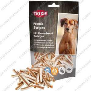 TRIXIE PREMIO FISH RABBIT STRIPES 100G
