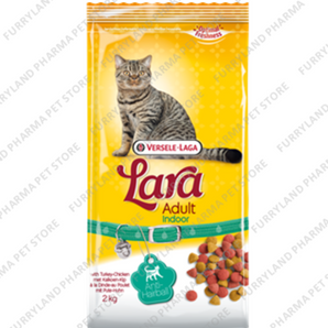 VERSELE-LAGA LARA ADULT INDOOR WITH TURKEY AND CHICKEN DRY FOOD 2KGS