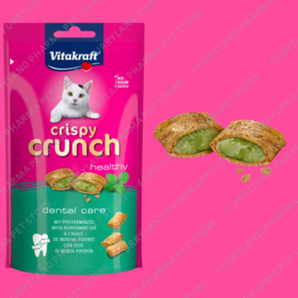 VITAKRAFT CRISPY CRUNCH DENTAL CARE WITH PEPPERMINT OIL 60G