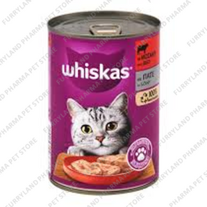 WHISKAS BEEF LOAF WET CAN 400G