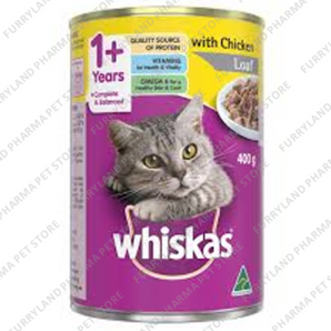 WHISKAS CHICKEN LOAF WET CAN 400G