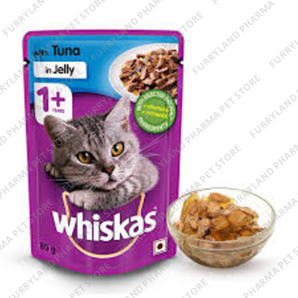 WHISKAS TUNA IN JELLY WET POUCH 85G